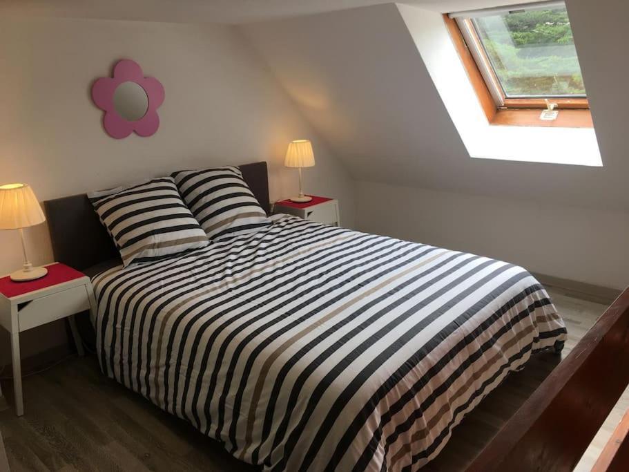 Studio Duplex Vue Mer 100M De La Plage Saint-Nic Extérieur photo