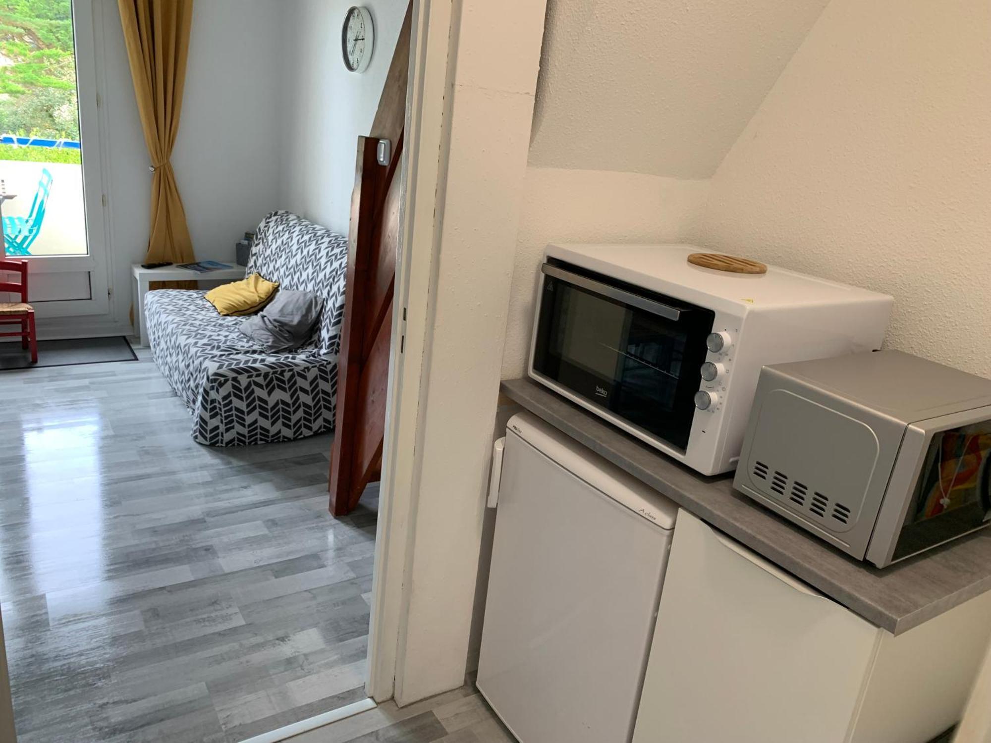 Studio Duplex Vue Mer 100M De La Plage Saint-Nic Extérieur photo